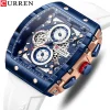 CURREN Top Brand Men’s Watches Luxury Square Quartz