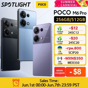 POCO M6 Pro Global Version Smartphone Helio G99 Ultra