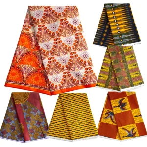 African Prints 100% Original Real Wax Nigeria DIY Textile Ankara Wax Fabrics