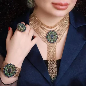 2024 New 24k gold-plated cubic zirconia 4pcs
