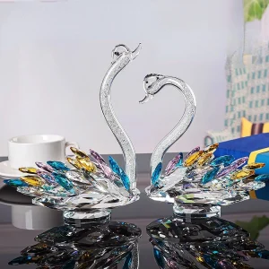 New Crystal Swan Creative Living Room Entrance