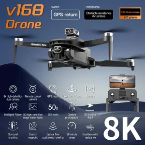 V168 Drone 8K 5G GPS Professional HD Aerial Photography