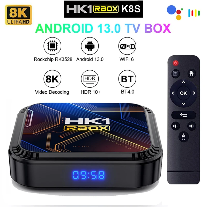 Lemado HK1RBOX K8S Smart TV Box Android 13