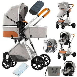 3 in 1 Baby Stroller Baby Car Travel Trolley