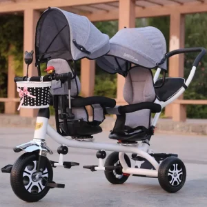 Twin Tricycle for Children, Double