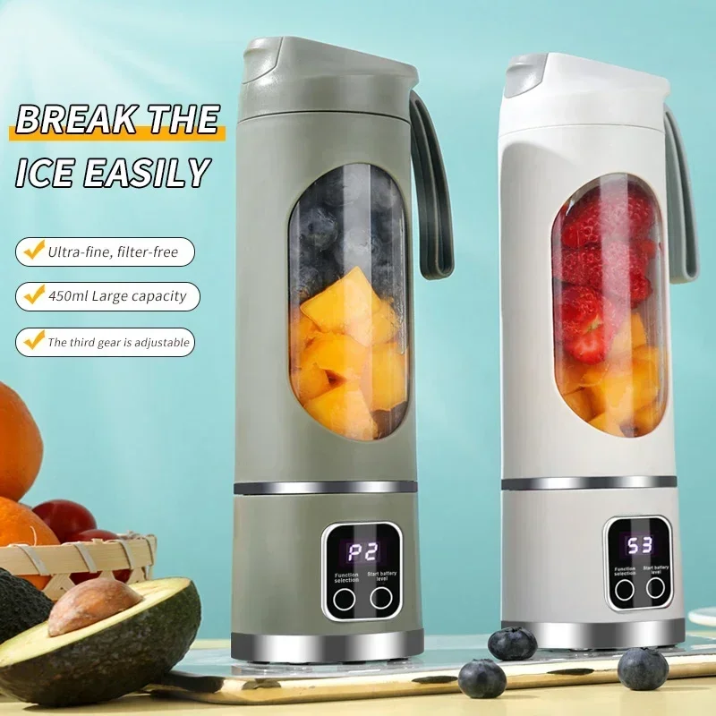 Mini Electric Juicer Portable Blender Fruit Mixers