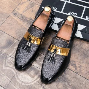 Genuine Leather Shoes slip on Oxfords