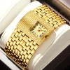Women’s Quartz Wristwatch Sculpted Gold Color