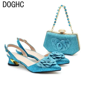 Women’s Elegant Fashion Shoe and Bag Set