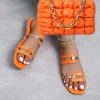 Elegant Summer Ladies Sandals Shoes And Bag Set