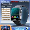 Men’s Professional Air Pump Airbag ECG Heart Rate Blood Oxygen Health Smartwatch