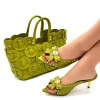 Handmade Mature Italian Fashion Shoes and Bag Set