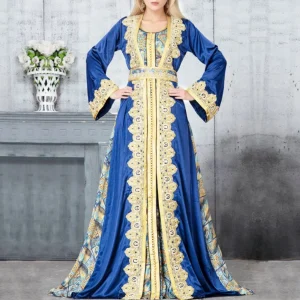 Moroccan Style Women’s Elegant Kaftan Abaya Islamic Clothing