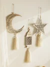 1Pc Ramadan Wooden Moon Hanging Ornaments