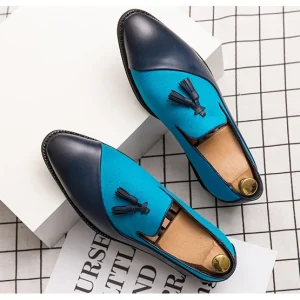 Men’s Elegant Slip-on Tassel Leather Shoe