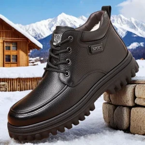 Men’s Winter High-Top Fleece Ankle Boot
