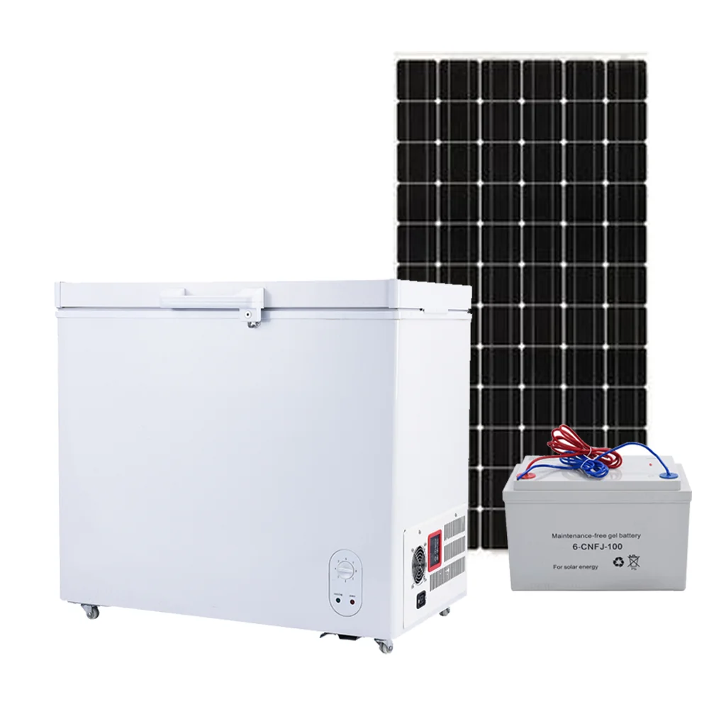 Africa Top Selling 12V 24V DC Rechargeable Batteries Fridge 50L-600L Deep Refrigerator Solar Chest Freezer